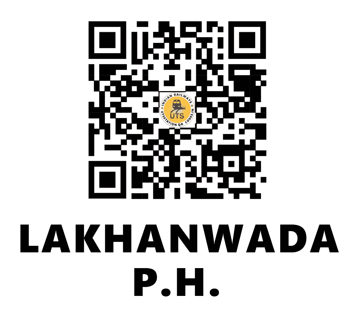 UTS QR Code for LAKHANWADA P.H. - LNW - SB (MADHYA PRADESH)